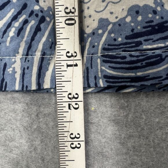 Cooke Street Hawaiian Shirt Mens XL Blue Wave Print Button Up Short Sleeve 2024 - Picture 16 of 16